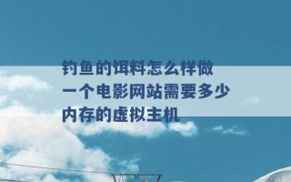 钓鱼的饵料怎么样做 一个电影网站需要多少内存的虚拟主机 